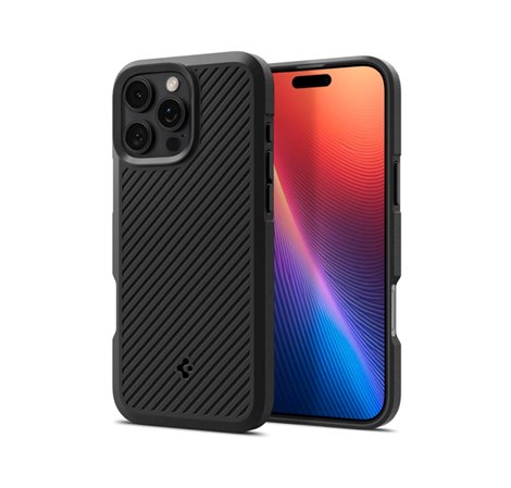 Spigen Core Armor, matte black - iPhone 16 Pro (ACS08157)