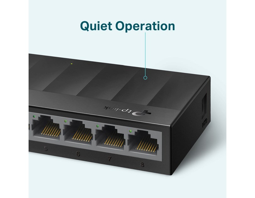 TP Link 8-port Gigabit Desktop preklopnik (Switch), 802.3X Flow Control, vanjsko napajanje