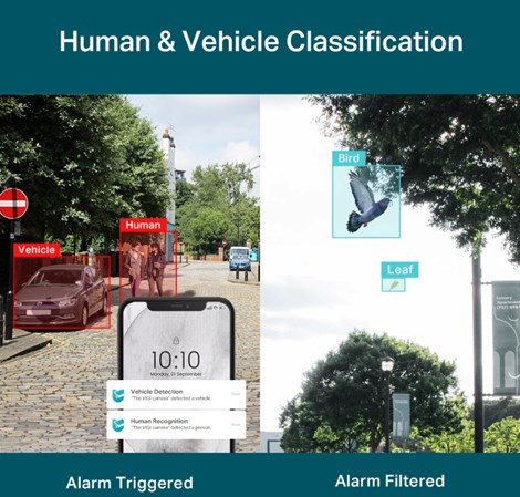 TP-Link VIGI C430I IR kamera 3MP, H.265+, 2.8mm leća, RJ45, PoE/12V DC, detekcija pokreta, VIGI app