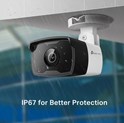 TP-Link vanjska IP Dome kamera, H.265+ video, 3MP, 2.8mm leća, RJ45, PoE, Night Vision, detekcija pokreta, vodootporna IP67, VIGI app
