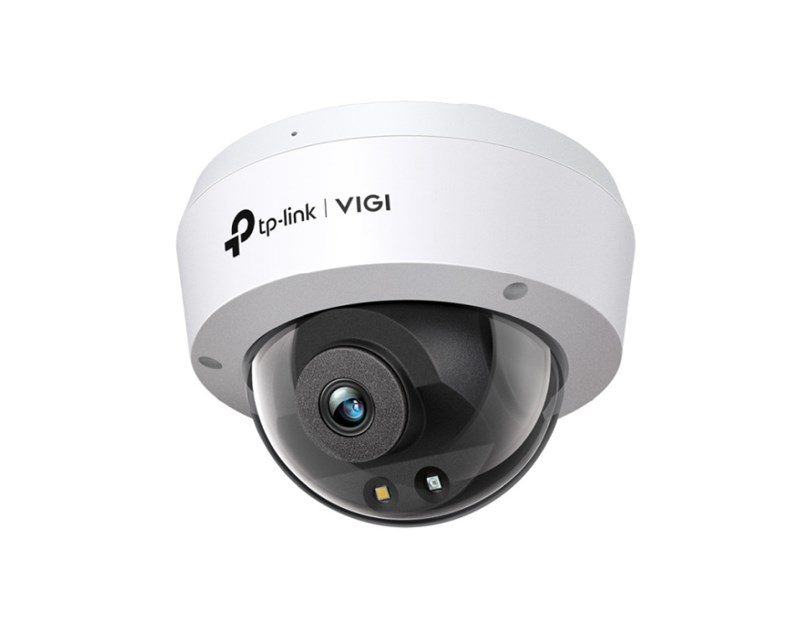 TP-Link vanjska IP Dome Full color HD kamera, H.265+ video, 4MP, 2.8mm leća, RJ45, PoE, microSD, Night Vision, detekcija pokreta, vodootporna IK10/IP67, VIGI app