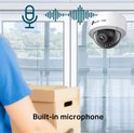 TP-Link vanjska IP Dome Full color HD kamera, H.265+ video, 4MP, 2.8mm leća, RJ45, PoE, microSD, Night Vision, detekcija pokreta, vodootporna IK10/IP67, VIGI app