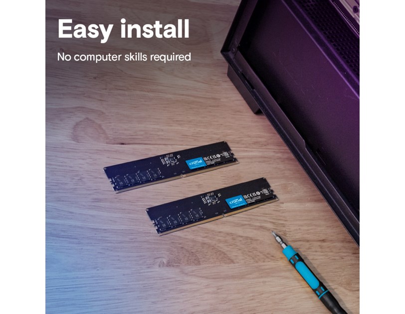 Crucial 16GB DDR5-5600 UDIMM CL46