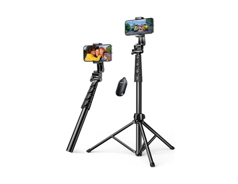 UGREEN Selfie stick 3u1 Tripod s bluetooth daljinskim do 7.2 incha, crni
