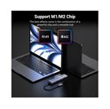 UGREEN 7-portni USB-C HUB na 1xUSB-A 3.2, 2xUSB-C 3.2, 1xSD/TF čitač memorijskih kartica, 1xUSB-C za napajanje, 1x HDMI, sivi