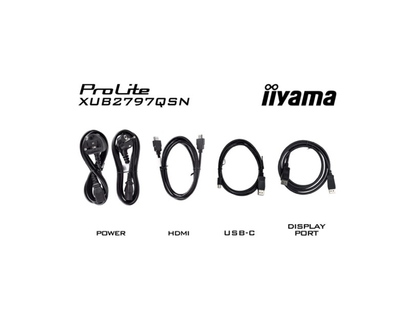 IIYAMA 27" XUB2797QSN-B2 QHD (2560x1440) IPS pivot, 16:9, 100Hz, 1ms, 300 cd/m2, 1300:1, HDMI/DP/USB, zvučnici, crni