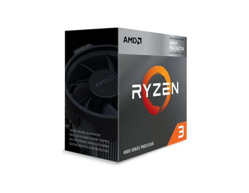 AMD Ryzen 3 4300G (3.8GHZ/4.0GHz), 4C/8T, Socket AM4,  L3 Cache 4MB, 65W, Radeon Graphics, sa hladnjakom