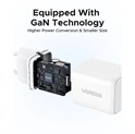 UGREEN zidni punjač 20W, 1×USB-C, GaN, bijeli