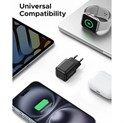 UGREEN zidni punjač 20W, 1×USB-C, GaN, crni