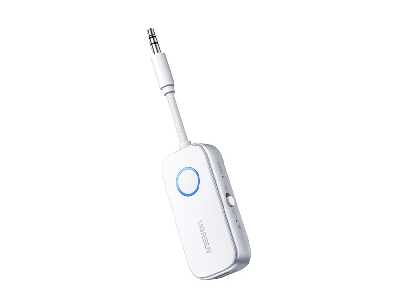 UGREEN Bežični Audio transmiter i receiver, BT 5.4, 3.5 mm, bijeli