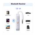 UGREEN Bežični Audio transmiter i receiver, BT 5.4, 3.5 mm, bijeli