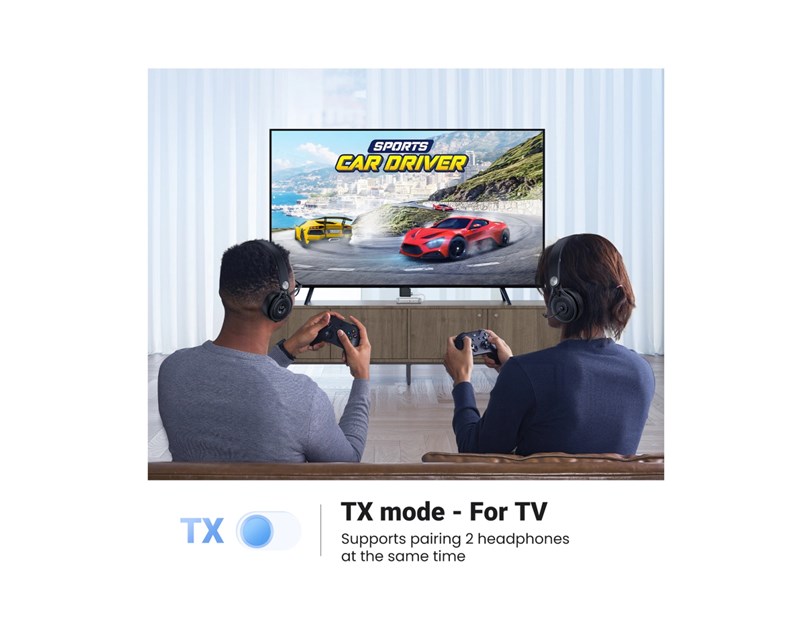 UGREEN Bežični Audio transmiter i receiver, BT 5.4, 3.5 mm, bijeli