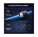 UGREEN AX900 Bežični mrežni adapter kartica, USB 3.0, Dual band, Wi-Fi 6, 900 Mbps brzina, crni