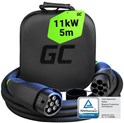 Green Cell (EVKABGC03) Snap kabel Tip 2, 11kW za punjenje električnih vozila, 5m