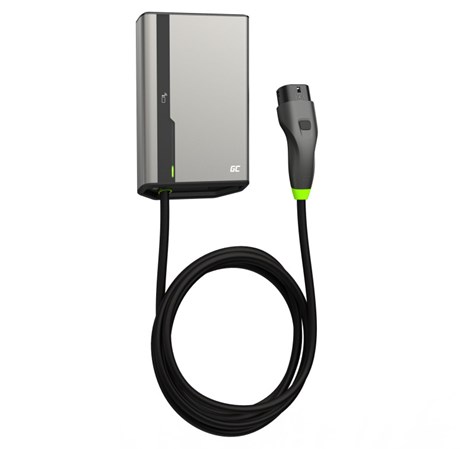 Green Cell (EVGC021B2250) HabuDen 22kW 32A,  punjač Tip 2 za punjenje električnih vozila i Plug-In hibrida, 5m, NFC/RFID GC App BT/WiFi