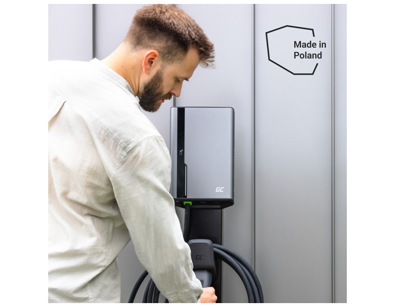 Green Cell (EVGC021B2250) HabuDen 22kW 32A,  punjač Tip 2 za punjenje električnih vozila i Plug-In hibrida, 5m, NFC/RFID GC App BT/WiFi