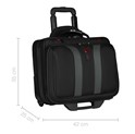 Wenger torba Granada Wheeled sa kotačićima za prijenosnike do 17", crna