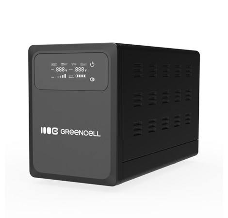 Green Cell UPS (UPSLPPC800) 1200VA/800W, Pure Sinusoid, Line Interactive AVR, LCD