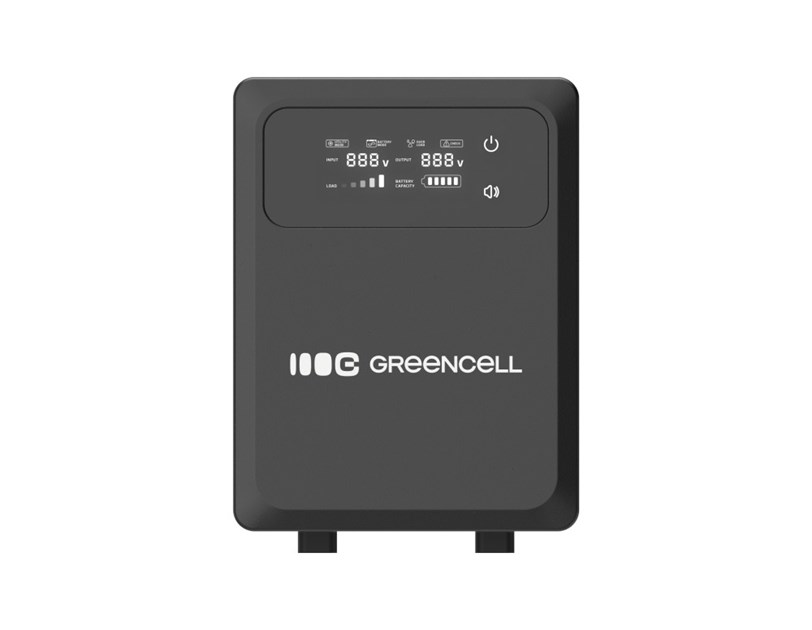 Green Cell UPS (UPSLPPC1000) 1500VA/1000W, Pure Sinusoid, Line Interactive AVR, LCD