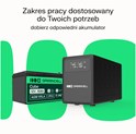 Green Cell UPS (UPSLPPC1000) 1500VA/1000W, Pure Sinusoid, Line Interactive AVR, LCD