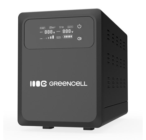 Green Cell UPS (UPSLPPC800) 800VA/500W, Pure Sinusoid, Line Interactive AVR, LCD