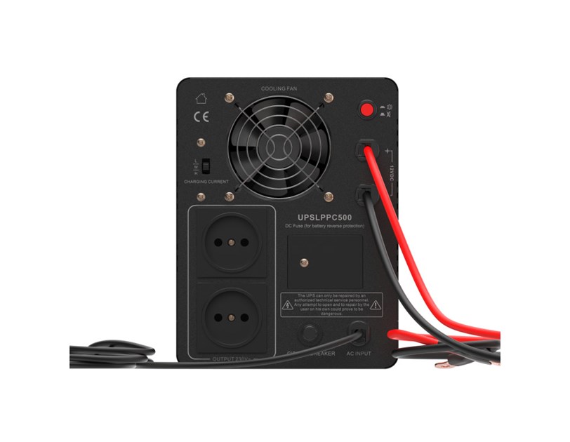 Green Cell UPS (UPSLPPC800) 800VA/500W, Pure Sinusoid, Line Interactive AVR, LCD