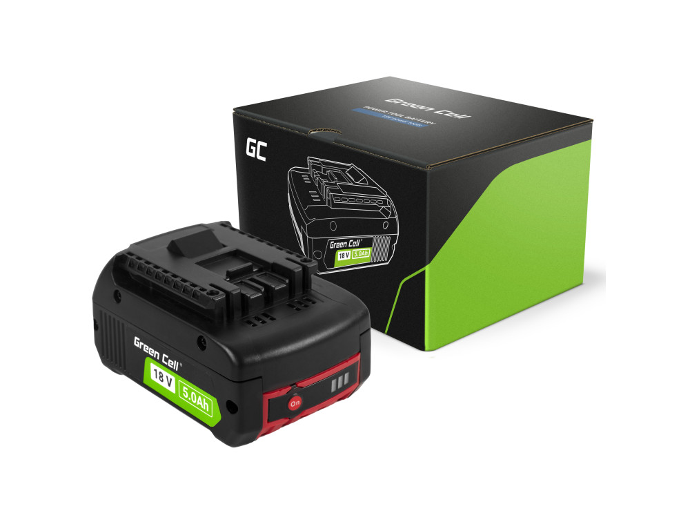 Green Cell (PTBO18V5) baterija 5Ah/18V za Bosch alat, GBA 1600A002U5