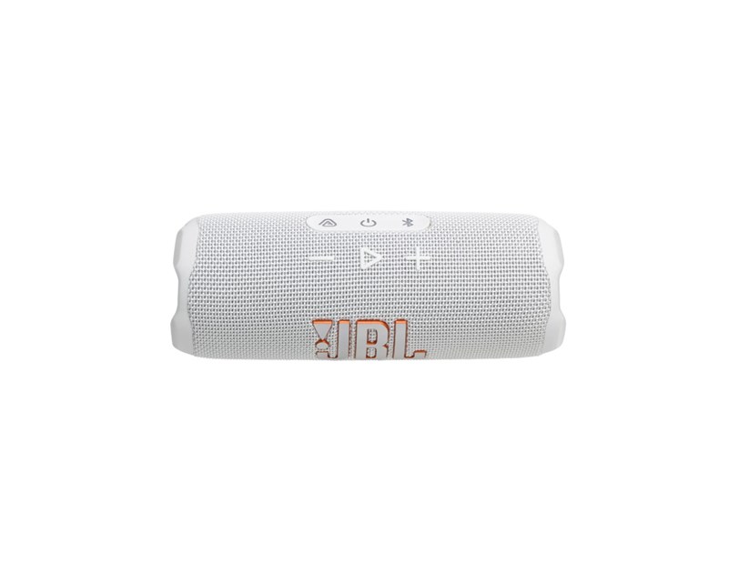 JBL Flip 7 prijenosni zvučnik BT5.4, vodootporan IP68 do 16h slušanja, AI Sound Boost, 45W, Auracast, bijeli