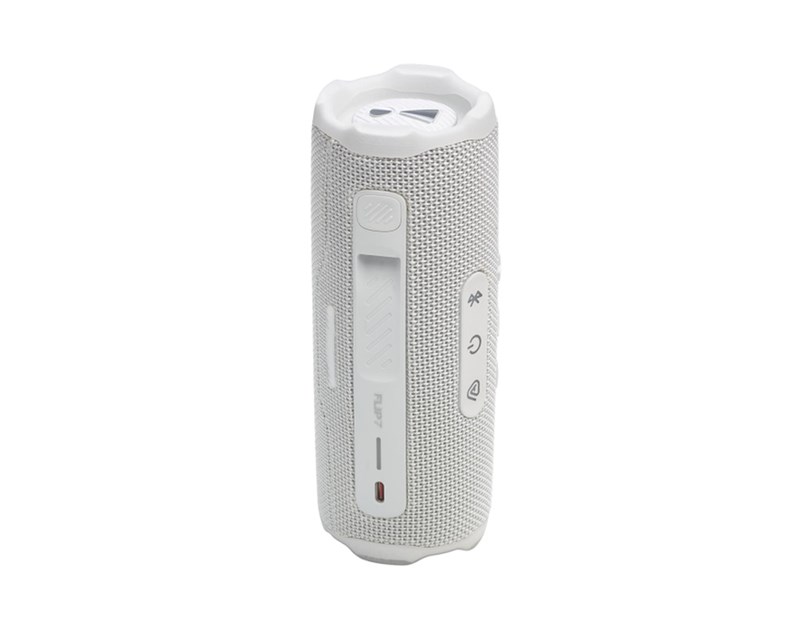 JBL Flip 7 prijenosni zvučnik BT5.4, vodootporan IP68 do 16h slušanja, AI Sound Boost, 45W, Auracast, bijeli