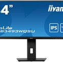 IIYAMA 34" XUB3493WQSU-B5 UWQHD (3440×1440) 21:9 ADS-IPS, 75Hz, 4ms, 400cd/m2, HDMI×2/DP, USB3.0×2, Pivot, PiP, zvučnici, crni