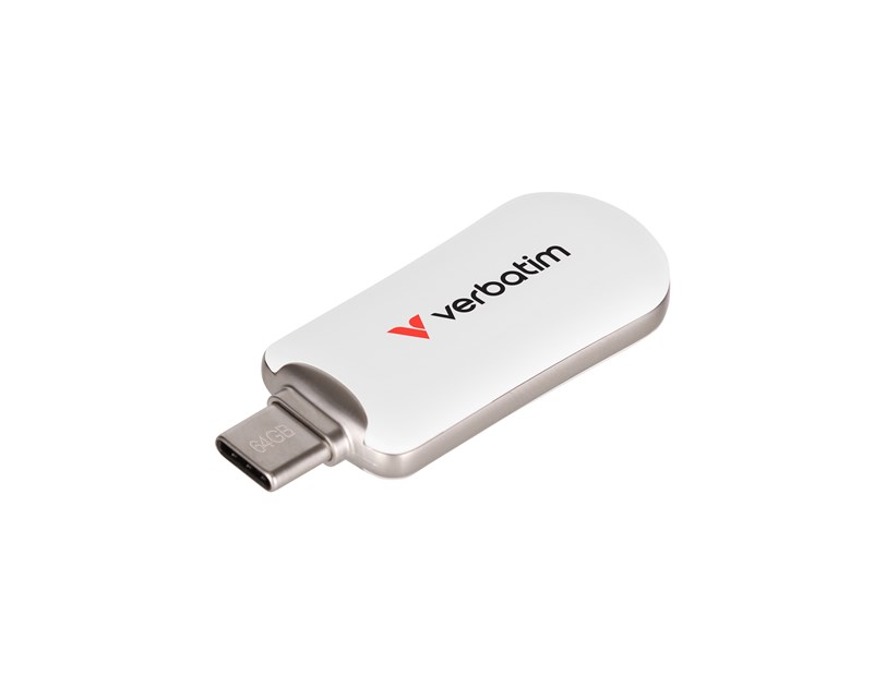 Verbatim Plectra USB-C Flash Drive 64GB, bijeli