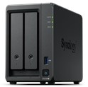 Synology DS725+ DiskStation 2-bay NAS server, AMD Ryzen R1600, 4 GB RAM, 2.5"SSD/3.5" HDD podrška, Hot Swappable HDD,1×RJ-45 2.5GbE, 1x RJ-45 1GbE, USB3.2 Gen 1
