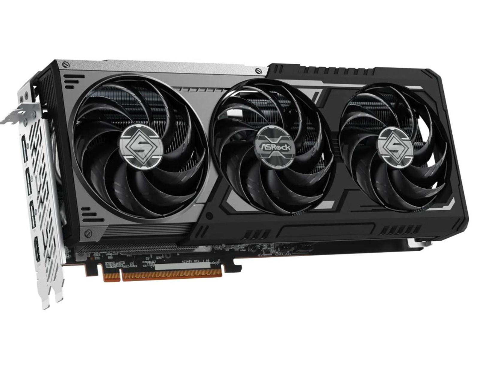 Asrock Radeon RX 9070 XT Steel Legend Dark 16GB GDDR6, 1×HDMI/3×DP