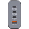 Verbatim GNC-140 GaN zidni punjač 140W, 4 priključka, 2 x USB-C PD 140 W / 1 x USB-C PD 20 W / 1 x USB-A QC 3.0