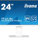 IIYAMA 24" XUB2497HSU-W2 FHD (1920x1080) IPS 16:9, Pivot, 100Hz, 300 cd/m2, 1300:1, 1ms, HDMIx1, DPx1, USBx2, zvucnici, bijeli