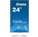 IIYAMA 24" XUB2497HSU-W2 FHD (1920x1080) IPS 16:9, Pivot, 100Hz, 300 cd/m2, 1300:1, 1ms, HDMIx1, DPx1, USBx2, zvucnici, bijeli