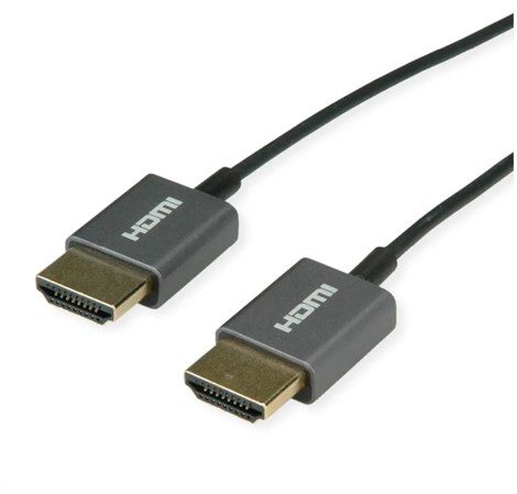 Roline HDMI 4K Ultra HD kabel sa mrežom, HDMI M - HDMI M, coaxial, ultraslim, 2.0m