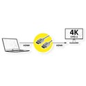Roline HDMI 4K Ultra HD kabel sa mrežom, HDMI M - HDMI M, coaxial, ultraslim, 2.0m