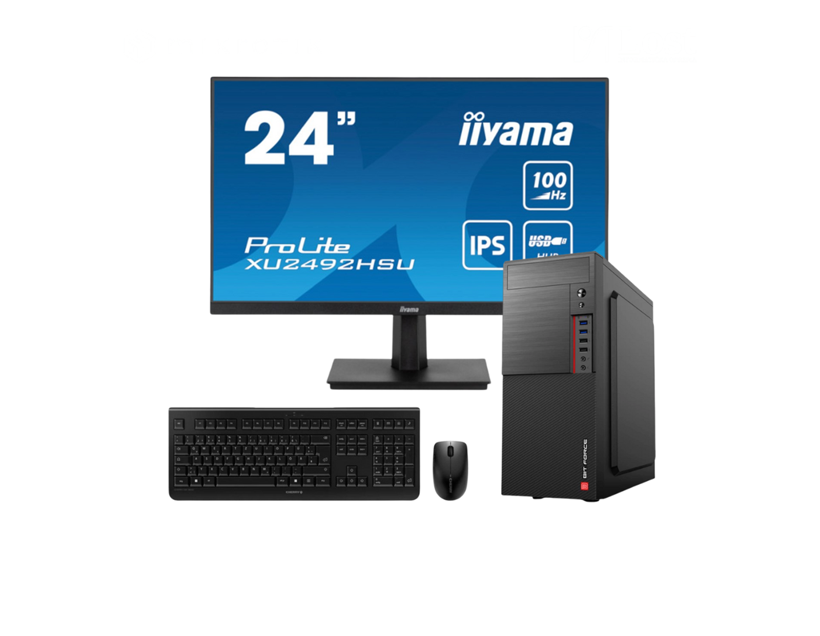 Cratos EduForce BTS - Intel i5-12400, 16GB DDR5, 1TB NVMe SSD, Intel UHD, Windows 11 Professional + tipkovnica/miš/monitor