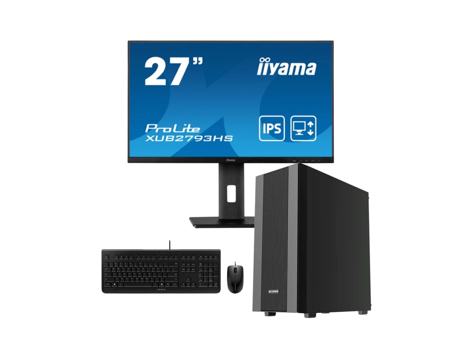 Cratos LearnStation BTS - AMD Ryzen 5 7500F, 16GB DDR5, 1TB NVMe SSD, Nvidia GT 730 2GB, Windows 11 Professional+ tipkovnica/ miš/monitor