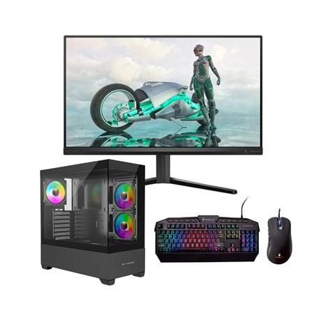 Cratos FrostByte BTS - Ryzen 5 9600X, 16GB DDR5, 1TB NVMe SSD, RTX 5060 8GB, Windows 11 Pro + tipkovnica/miš/monitor