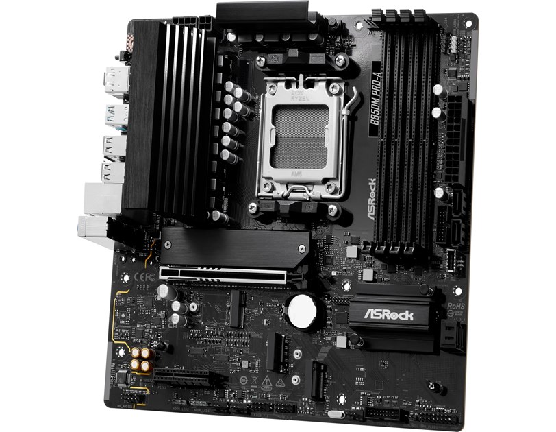 ASRock MB B850M PRO-A, S.AM5, DDR5, PCIe 5.0, HDMI/DP, mATX