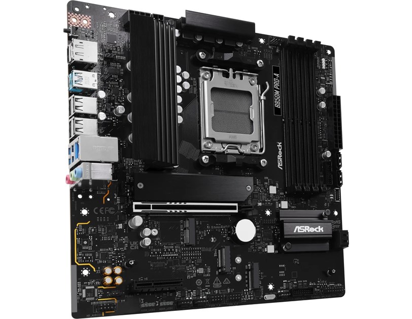 ASRock MB B850M PRO-A, S.AM5, DDR5, PCIe 5.0, HDMI/DP, mATX