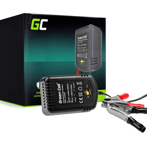 Green Cell (ACAGM05) punjač za AGM, Gel i Lead Acid 6V / 12V (4A), punjač za AGM05, crni