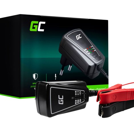 Green Cell (ACAGM06) punjač za AGM, Gel i Lead Acid 6V / 12V, punjač za AGM06, crni