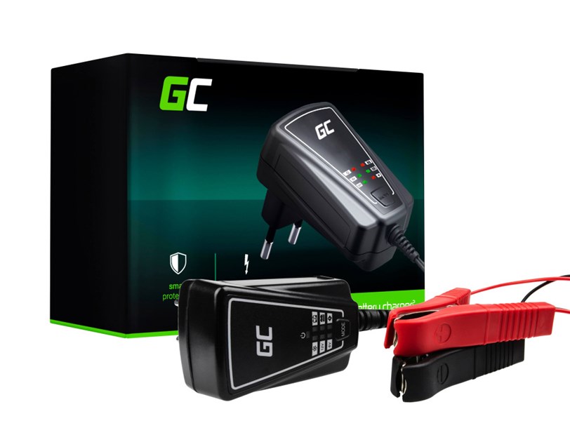 Green Cell (ACAGM06) punjač za AGM, Gel i Lead Acid 6V / 12V, punjač za AGM06, crni
