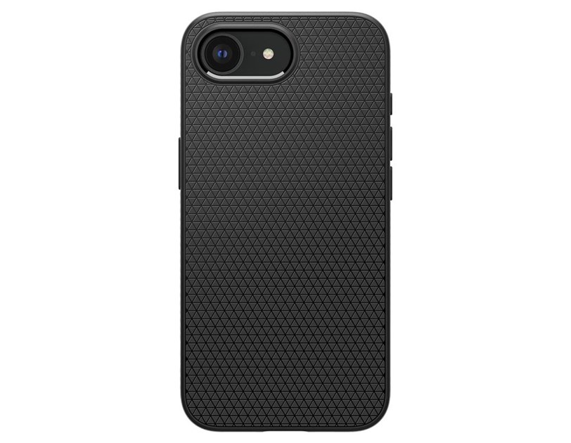 Spigen Liquid Air, zaštitna maska za telefon, mat crna - iPhone 16e (ACS09161)