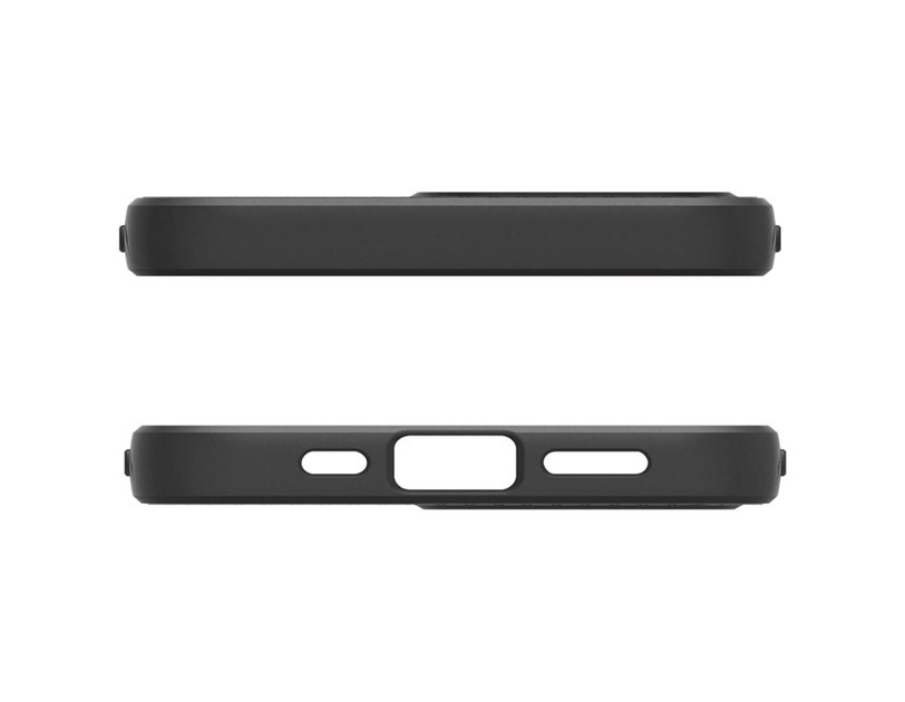 Spigen Liquid Air, zaštitna maska za telefon, mat crna - iPhone 16e (ACS09161)