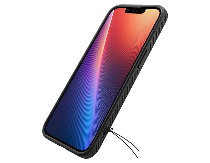 Spigen Liquid Air, zaštitna maska za telefon, mat crna - iPhone 16e (ACS09161)