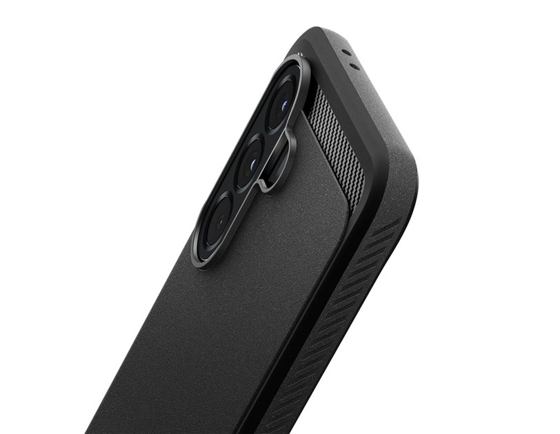 Spigen Rugged Armor, matte black - Samsung Galaxy A25 5G (ACS09225)